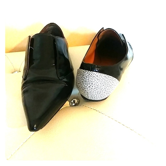 🍎Philip Lim 3.1 Nacy oxford pointed dress flats sz37 - Picture 2 of 8